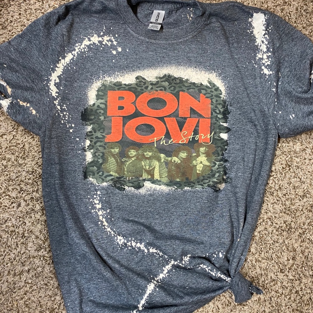 Bleached Bon Jovi T-shirt